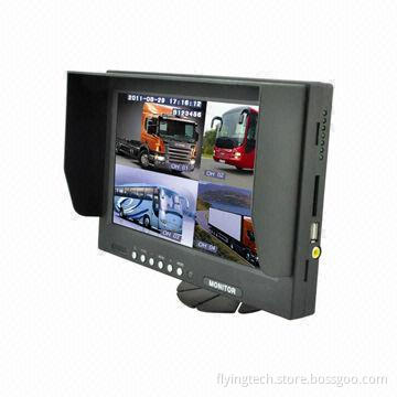 Car Parking System with 9-inch Monitor 4 Channels Video Input and Recorder Function